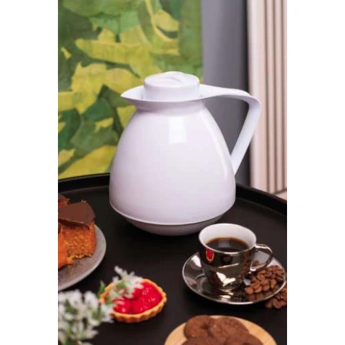 Garrafa Térmica MOR Amare Bule 650ml Branco  Compacta e Prática