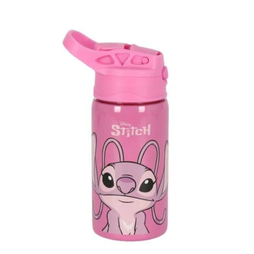 Garrafa de Alumínio Stitch Rosa REF GF56184SC