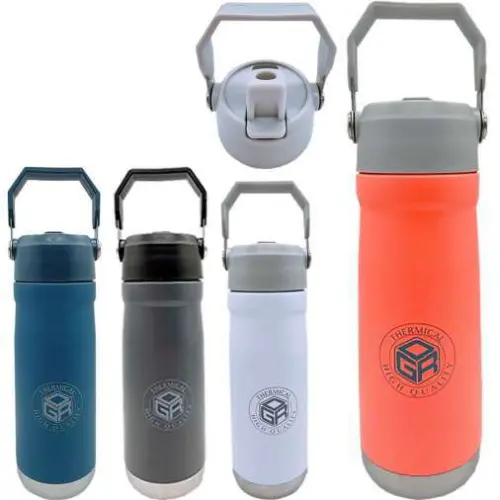 Garrafa de Inox Térmica Cores com Alça 530ml - Golden Rio