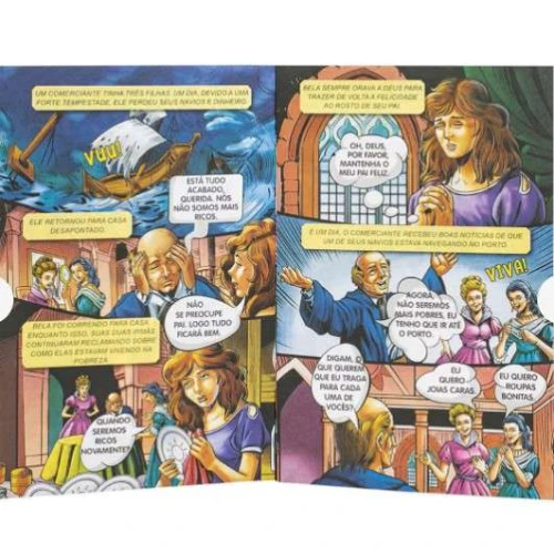 Gibi A Bela e a Fera - Todolivro Gibi A Bela e a Fera - Todolivro