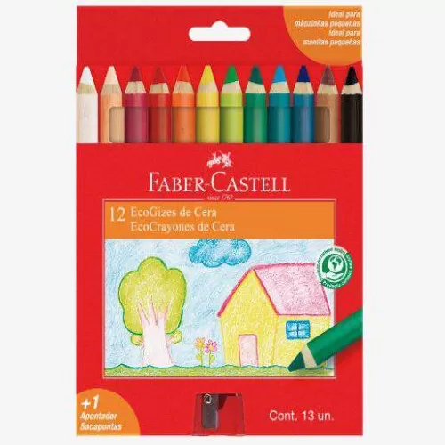 Giz de Cera EcoGiz - Faber Castell