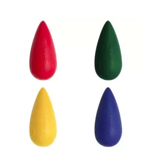 Giz de Cera Escola c/4 Cores Pião - Faber Castell