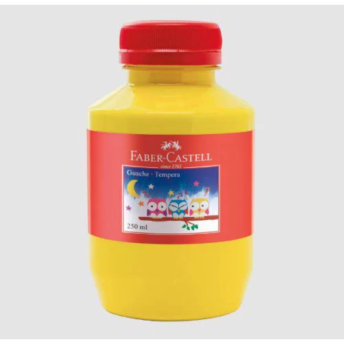 Guache Amarelo 250G - Faber Castell