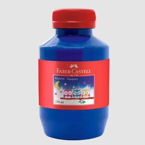 Guache Azul 250G - Faber Castell