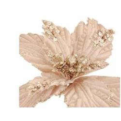 Haste Flor Cobre Natalina 10 cm  Ref. 1090239