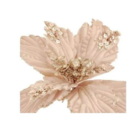 Haste Flor Cobre Natalina 10 cm Ref. 1090239 Haste Flor Cobre Natalina 10 cm Ref. 1090239