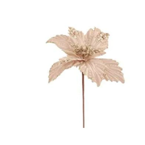 Haste Flor Cobre Natalina 10 cm Ref. 1090239 Haste Flor Cobre Natalina 10 cm Ref. 1090239