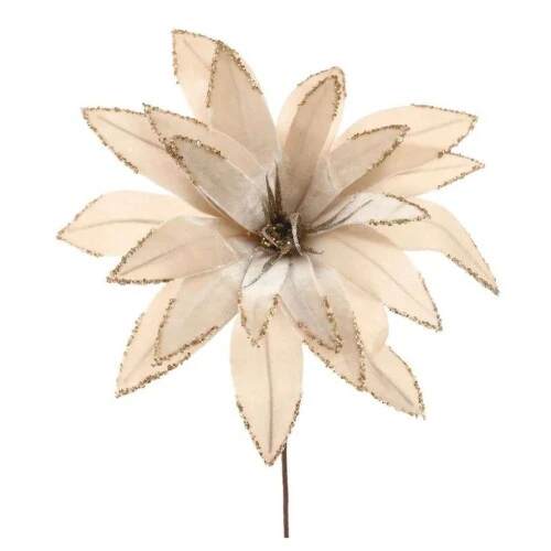 Haste de Flor Natalina 41cm  Decoração de Natal | REF. 1092389
