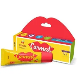 Hidratante Labial CARMED Cereja 10 g  Hidratação com Sabor Frutado