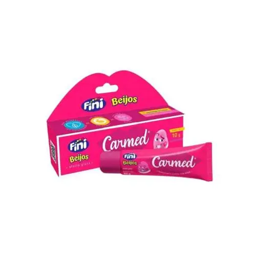 Hidratante Labial CARMED FINI Beijos 10 g  Cor & Hidratação com Aroma de Bala