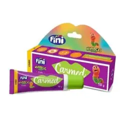 Hidratante Labial CARMED FINI Minhocas 10 g  Hidratação Divertida com Aroma Fini