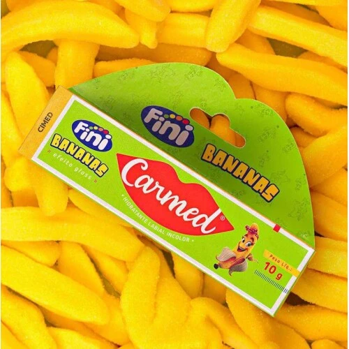 Hidratante Labial Carmed Fini Bananas 10g - Efeito Gloss
