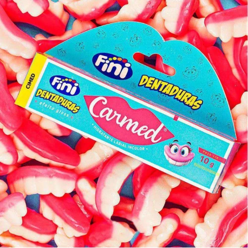 Hidratante Labial Carmed Fini Dentaduras 10g - Efeito Gloss