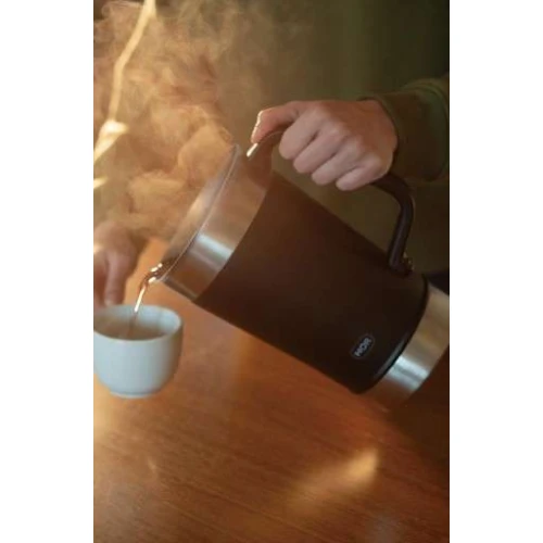 Jarra Térmica Mor Jug 1,9L Preto  Parede Dupla com Isolamento a Vácuo