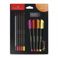Kit SuperSoft Cores Frias - Faber Castell Supersoft