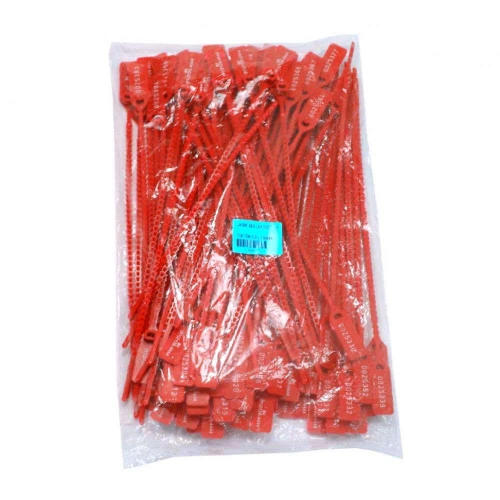 Lacre Plástico 30 cm Vermelho  Seloforte