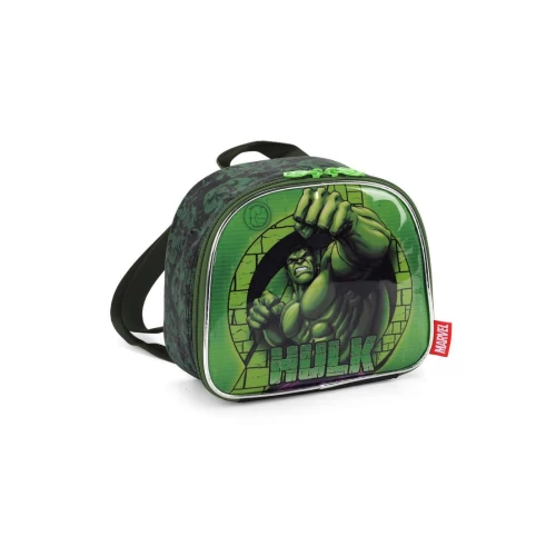 Lancheira Hulk Preto com Verde - Luxcel