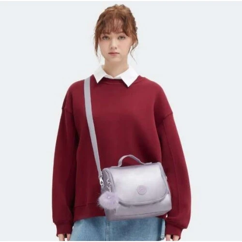 Lancheira Kipling New Kichirou Lilas Metalic- Kipling