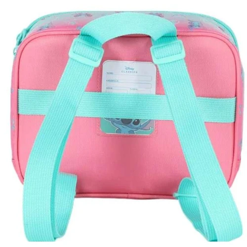 Lancheira Stitch Rosa Luxcel Lancheira Stitch Rosa Luxcel