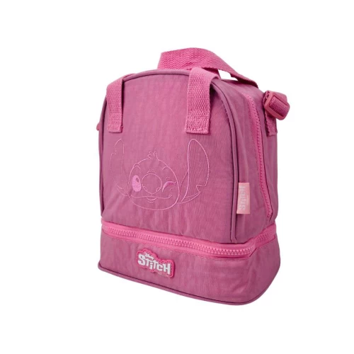 Lancheira Stitch Rosa  Luxcel