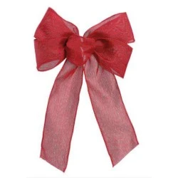 Laço Decorativo Vermelho 25cm - Cromus