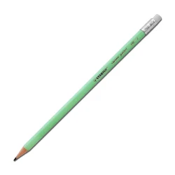 Lápis Gráfico Com Borracha Swano Pastel Verde - STABILO