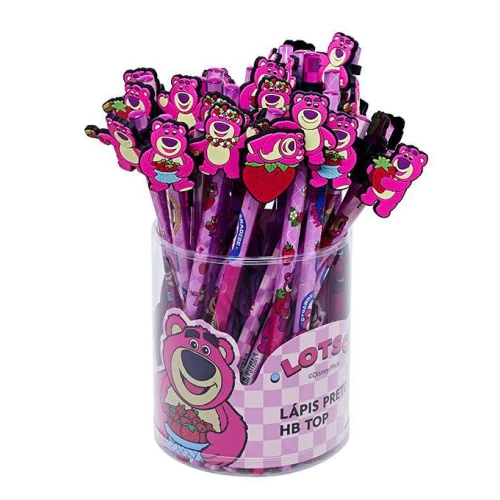 Lápis Grafite HB Topo Lotso Sortido - Molin Lápis Grafite HB Topo Lotso Sortido - Molin