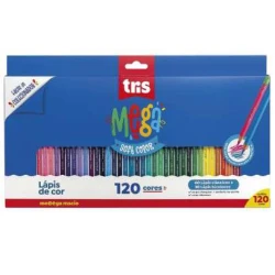 Lápis de Cor Mega Soft Color 24 Cores - Tris