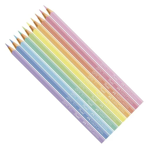 Lápis de Cor Tom Pastel - 10 Cores Faber Castell