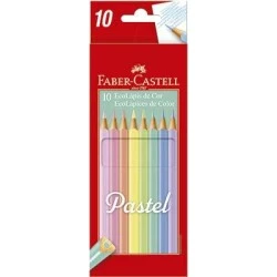 Lápis de Cor Tom Pastel - 10 Cores Faber Castell