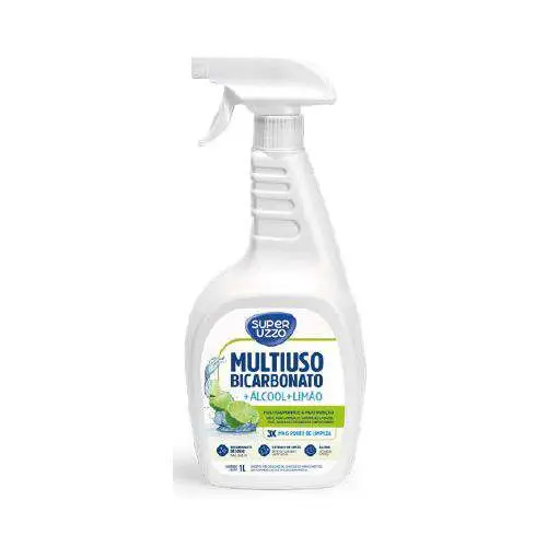 Limpador Multiuso Bicarbonato+Álcool+Limão 1L - Super Uzzo Limpador Multiuso Bicarbonato+Álcool+Limão 1L - Super Uzzo