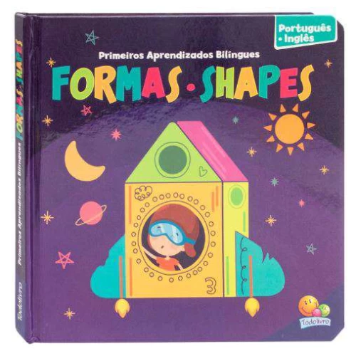 Livro Aprendizados Bilíngues - Formas.Shapes