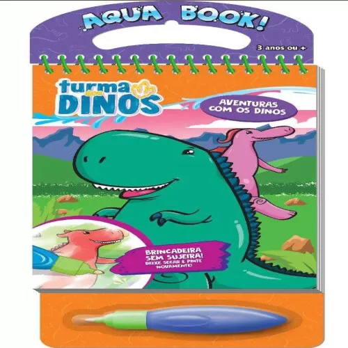 Livro Aqua Book - Turma dos Dinos