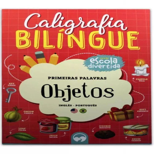 Livro Caligrafia Bilingue - Objetos