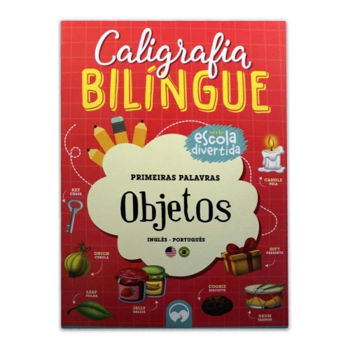 Livro Caligrafia Bilingue - Objetos