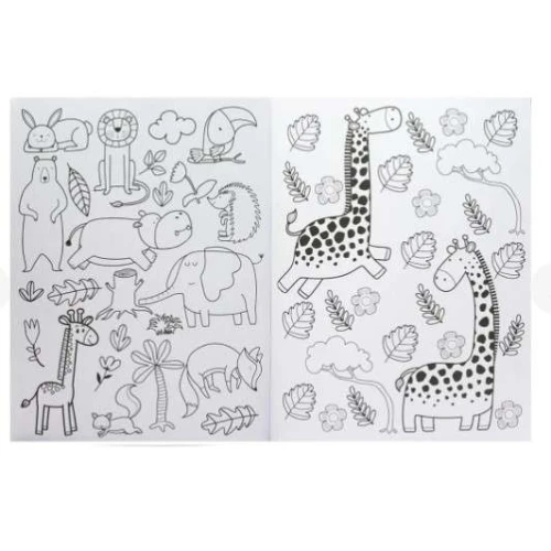 Livro Colorir - 111 Desenhos para Meninas