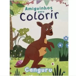 Livro Colorir - Amiguinhos: Canguru