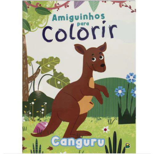 Livro Colorir - Amiguinhos: Canguru