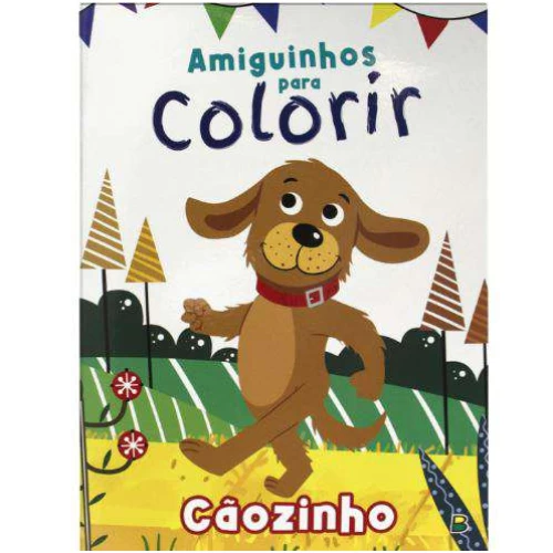 Livro Colorir - Amiguinhos: Cãozinho