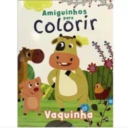 Livro Colorir - Amiguinhos: Vaquinha