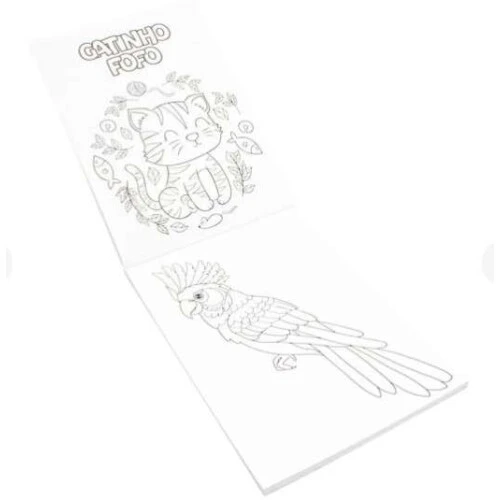 Livro Colorir - Animais da Fazenda