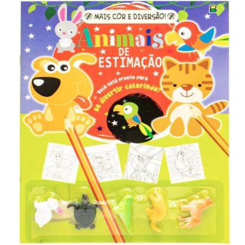 Livro Colorir - Animais de Estimação
