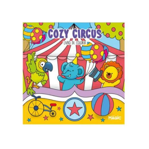Livro Colorir - Bobbie Goods Cozy Circus -Magic Kids