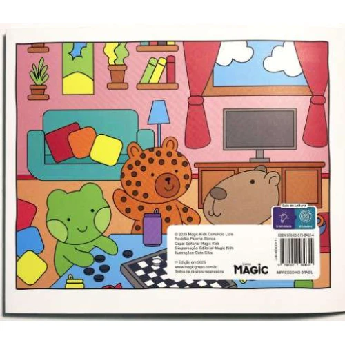 Livro Colorir - Cozy Moments 48 Folhas - Livros Magic