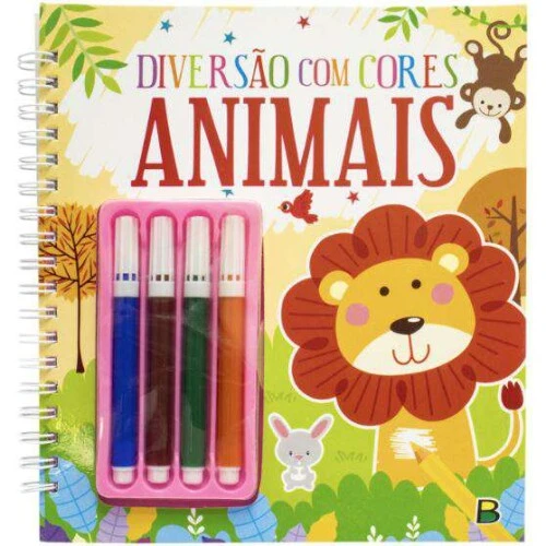 Livro Colorir - Diversão em Cores Animais