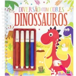 Livro Colorir - Diversão em Cores Dinossauros