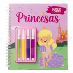 Livro Colorir - Diversão em Cores Princesas