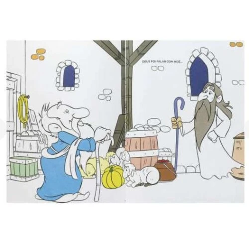 Livro Colorir Maravilhas da Biblia Noé e o Dilúvio Livro Colorir Maravilhas da Biblia Noé e o Dilúvio