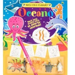 Livro Colorir - Oceano