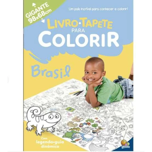 Livro Colorir - Tapete para Colorir: Dinos